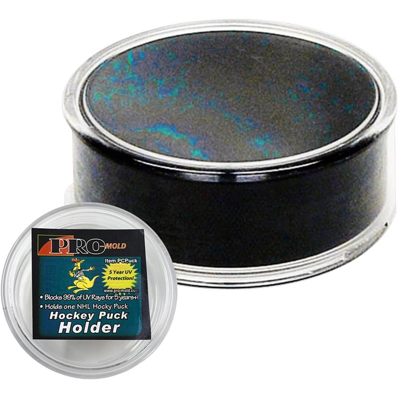 1 case of 54 – Round NHL Ice Hockey Puck Tube Holder with UV Protection
