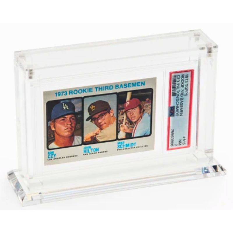 1-Graded Card Slab Heavy Duty Acrylic Horizontal Holder for Graded Cards