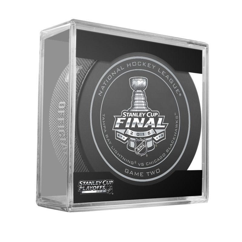 2015 NHL Stanley Cup Finals Playoff Sherwood Official Game Puck – Game 2 (Two)
