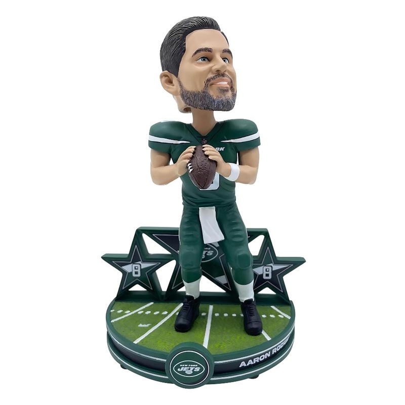 Aaron Rodgers New York Jets Superstar Series 8.5″ Bobblehead Bobble Head Doll
