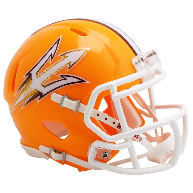 Arizona State Sun Devils Gold 2024 Revolution SPEED Mini Football Helmet