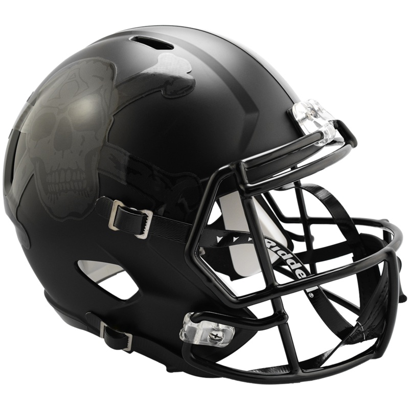 Army Black Knights Skull and Crossbones NCAA Revolution SPEED Mini Football Helmet