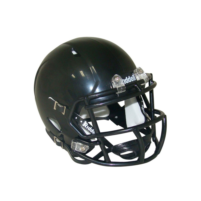 Black Blank Riddell Revolution SPEED Mini Football Helmet