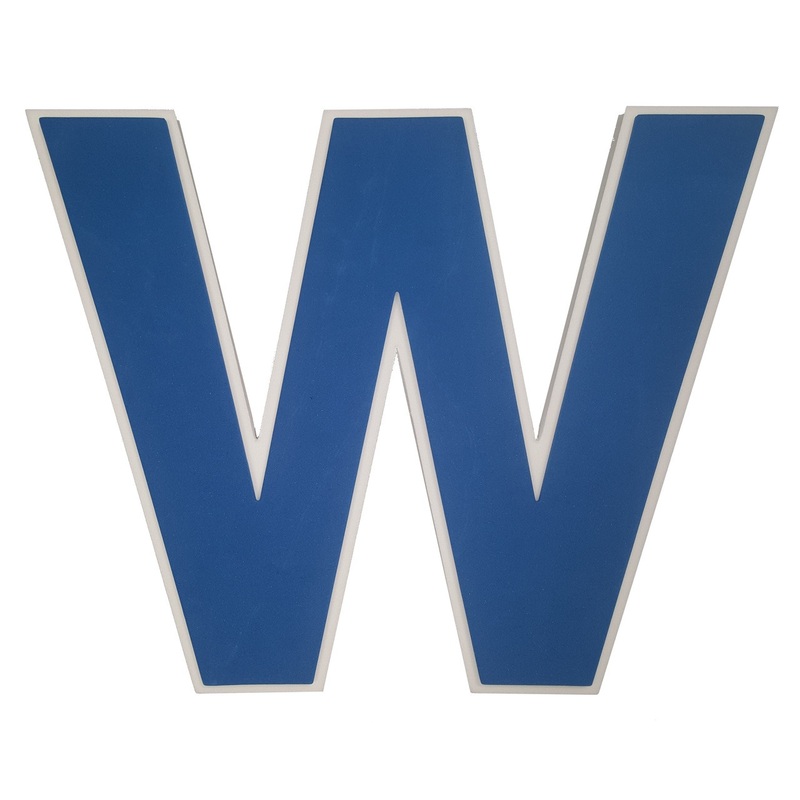 Chicago Cubs (W) 3D Fan Foam Logo Sign
