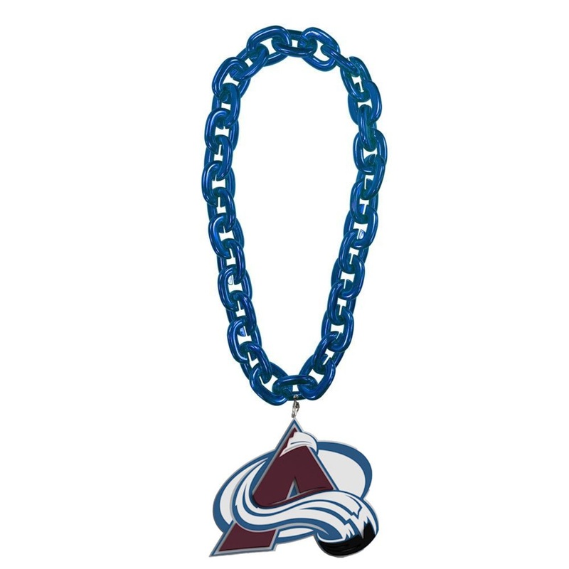 Colorado Avalanche NHL Fan Chain 10 Inch 3D Foam Necklace