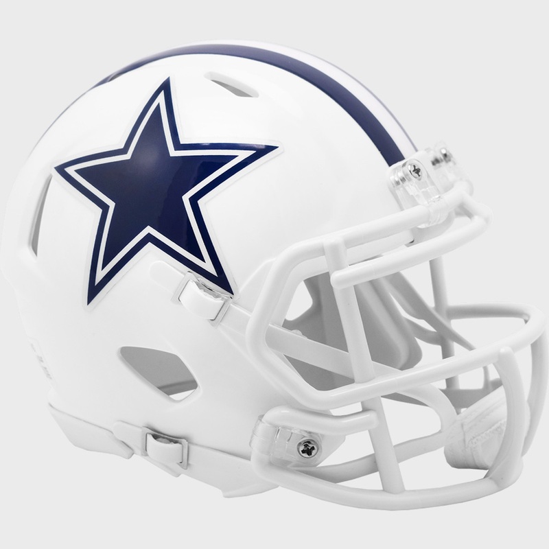 Dallas Cowboys 2022 Alternate On-Field NFL Revolution SPEED Mini Football Helmet