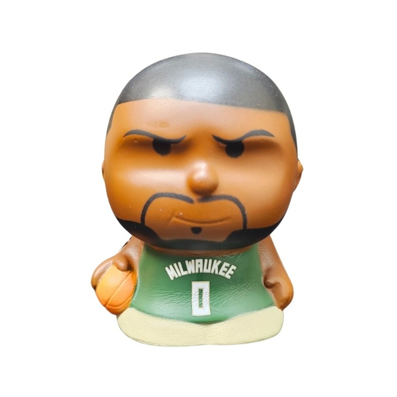 Damian Lillard Milwaukee Bucks Series 4 Jumbo SqueezyMate NBA Figurine