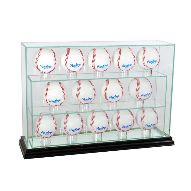 Deluxe Real Glass Fourteen UPRIGHT Display Case