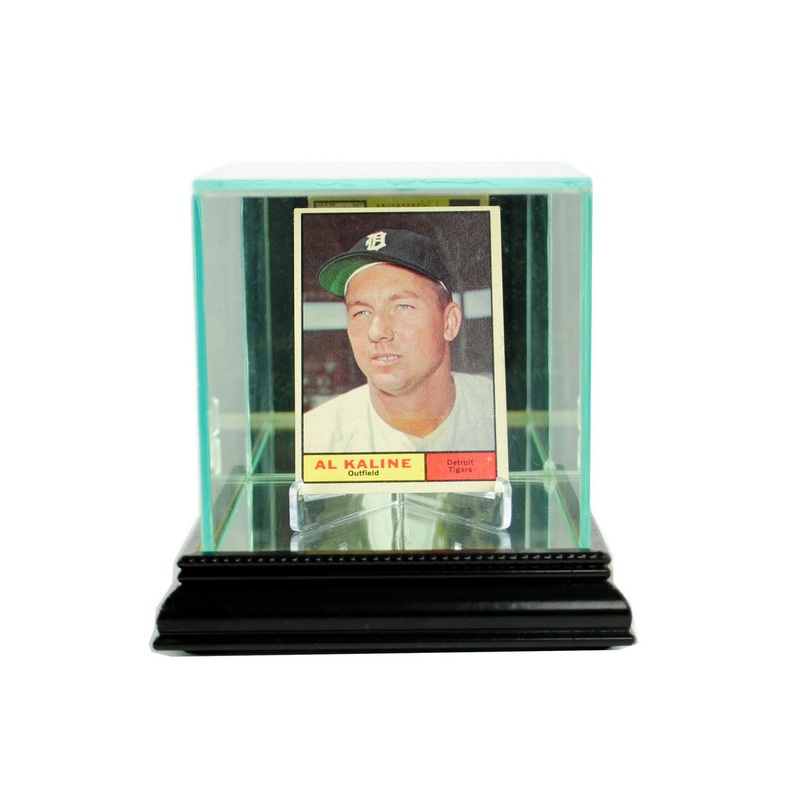 Deluxe Real Glass Single Card Display Case