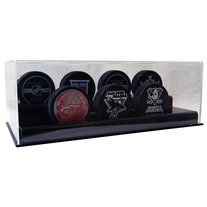 DELUXE SEVEN HOCKEY PUCK DISPLAY
