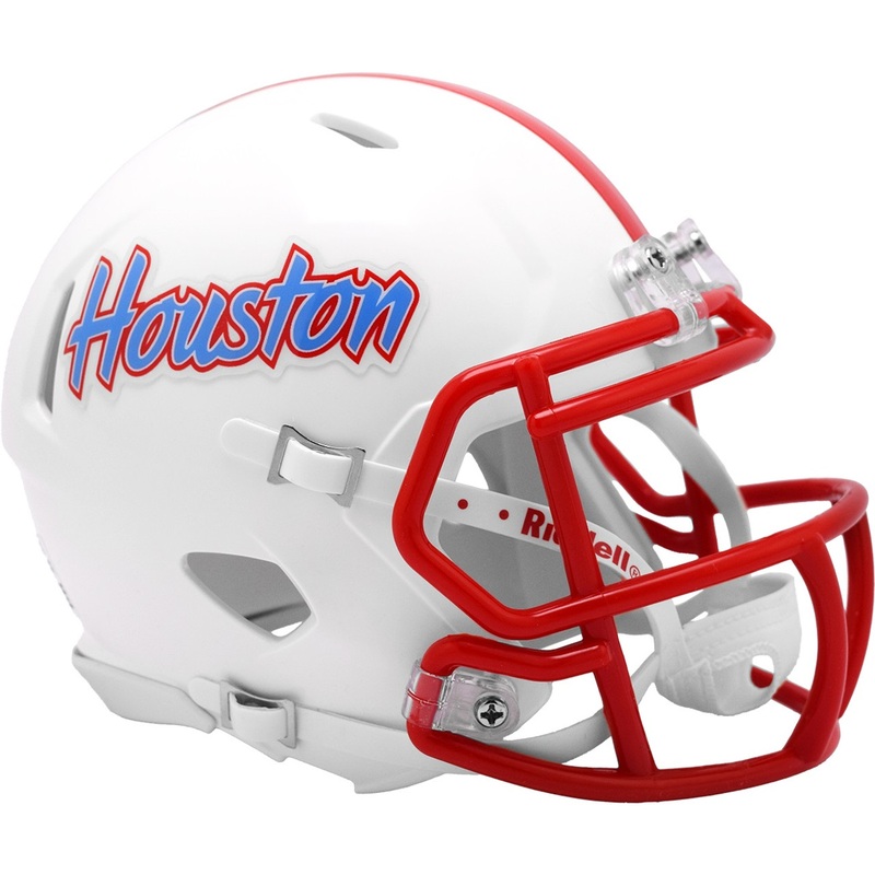 Houston Cougars Throwback NCAA Riddell Speed Mini Football Helmet