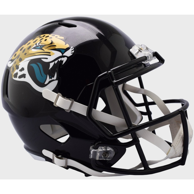 Jacksonville Jaguars NEW 2018 Logo SPEED Riddell Full Size Replica Helmet