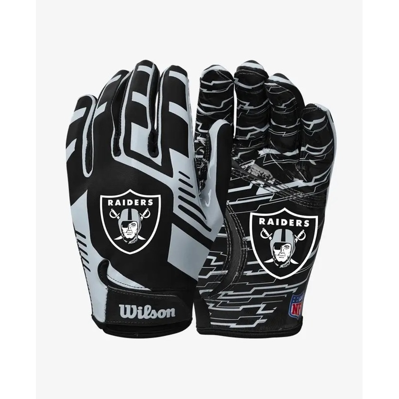 Las Vegas Raiders NFL Stretch Fit Receiver Football Gloves