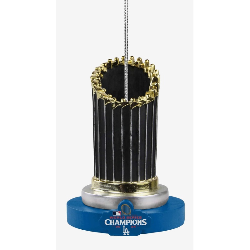 Los Angeles Dodgers MLB 2024 World Series Champions Trophy Christmas Tree Ornament