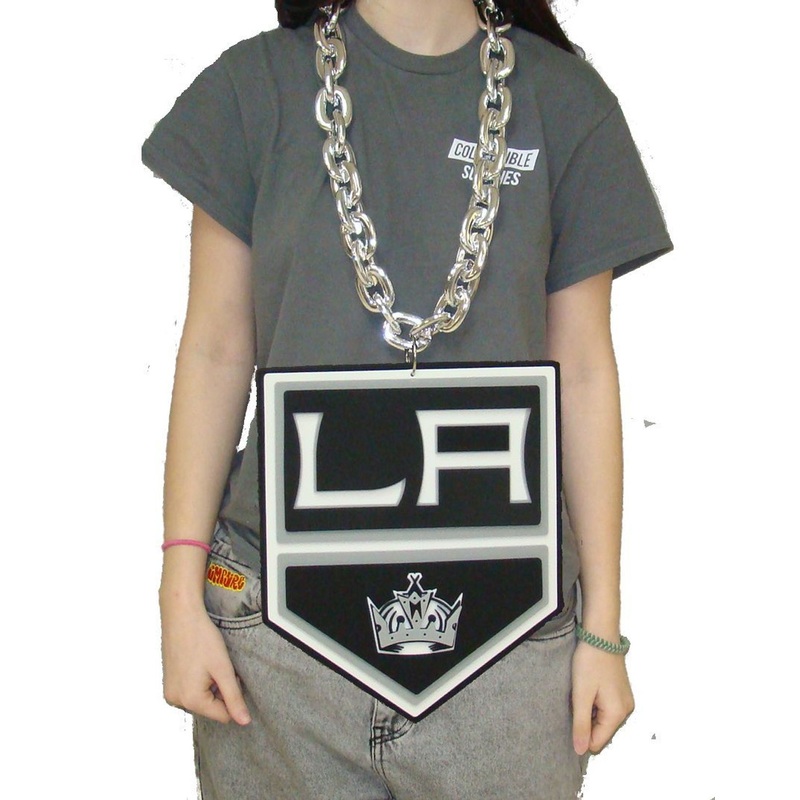 Los Angeles Kings NHL BIG LOGO 3D Fan Chain Foam Necklace