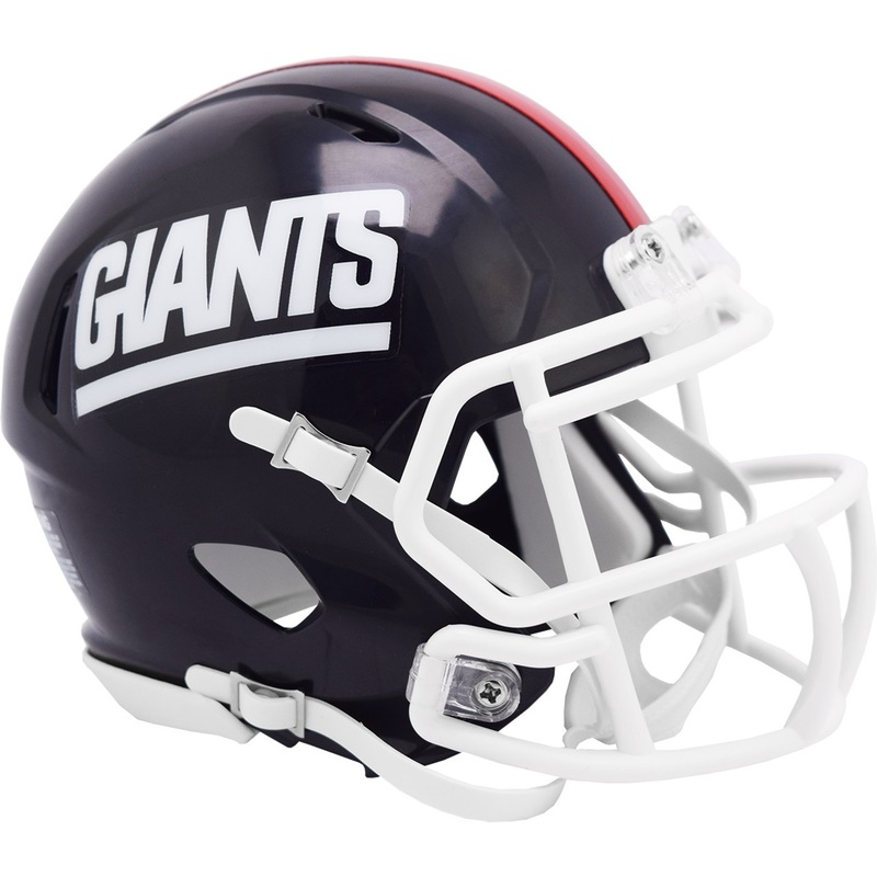 New York Giants 1981 to 1999 Throwback Revolution Speed Mini Football Helmet