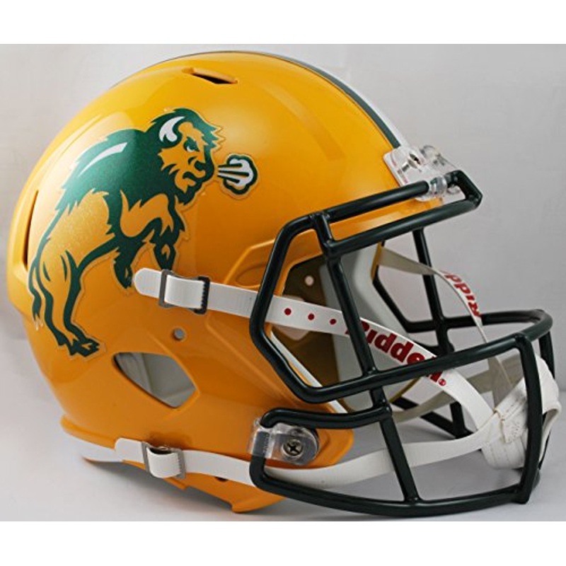 North Dakota State Bison NCAA SPEED Riddell Full Size Replica Football Helmet