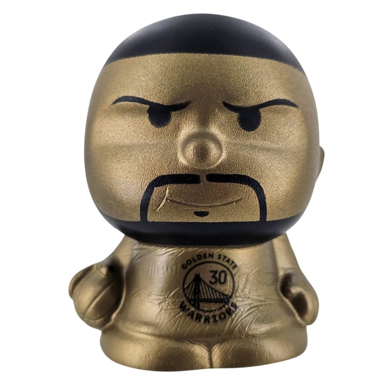 Stephen Curry Golden State Warriors Series 4 RARE Metallic Gold Jumbo SqueezyMate NBA Figurine