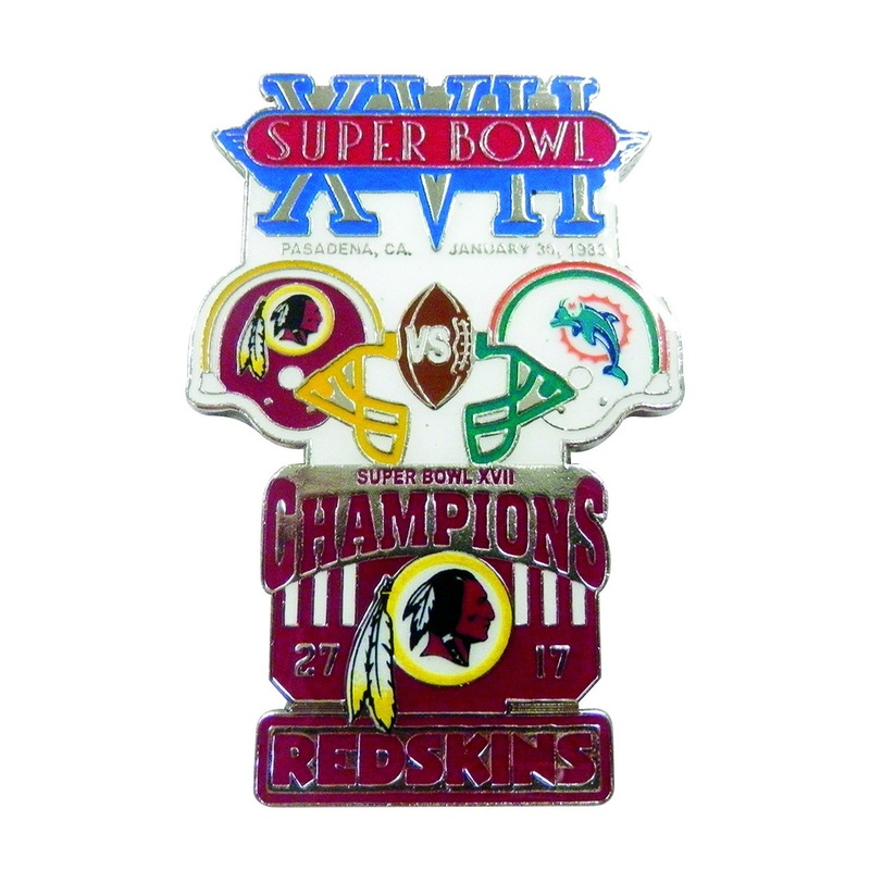 Super Bowl XVII (17) Commemorative Lapel Pin