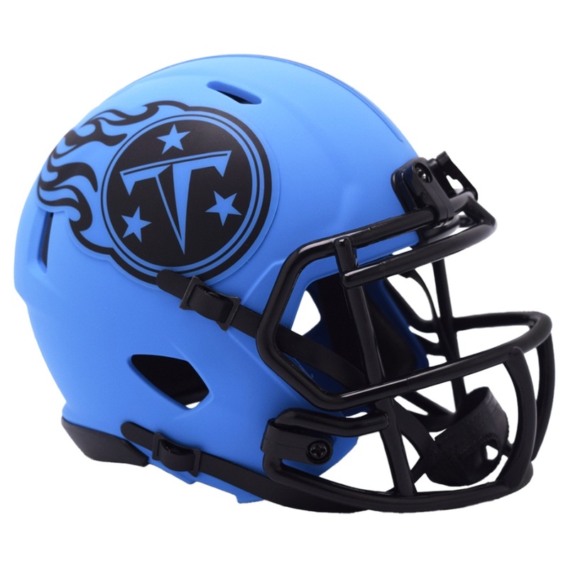 Tennessee Titans Alternate RAVE Revolution Speed Mini Football Helmet – New in Riddell Box