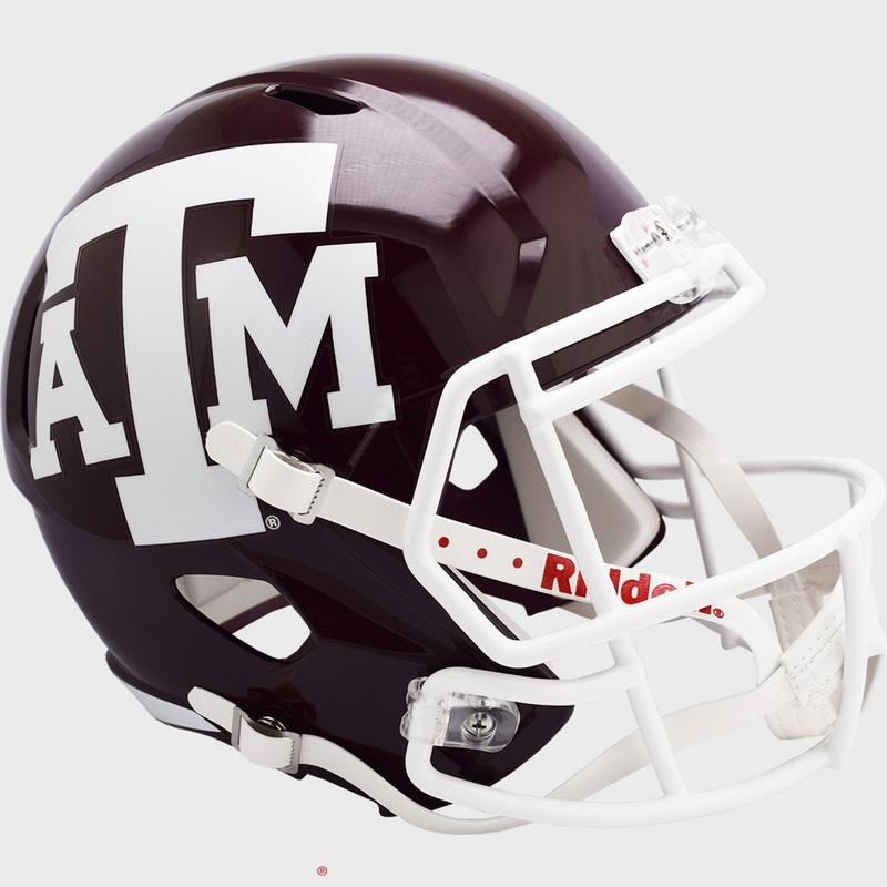 Texas A&M Aggies SPEED Riddell Full Size Replica Football Helmet