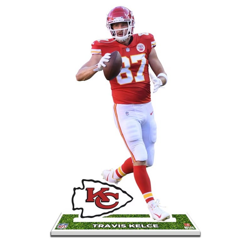 Travis Kelce Kansas City Chiefs NFL 12” Acrylic Player Standee Desktop Display