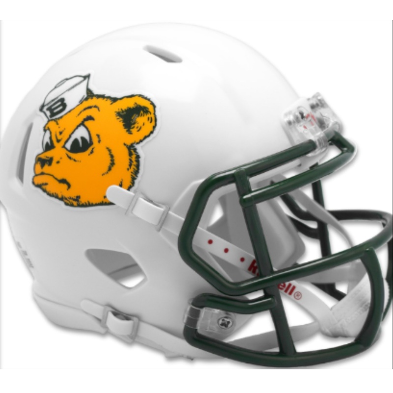Baylor Bears Sailor Bear White NCAA Revolution SPEED Mini Football Helmet