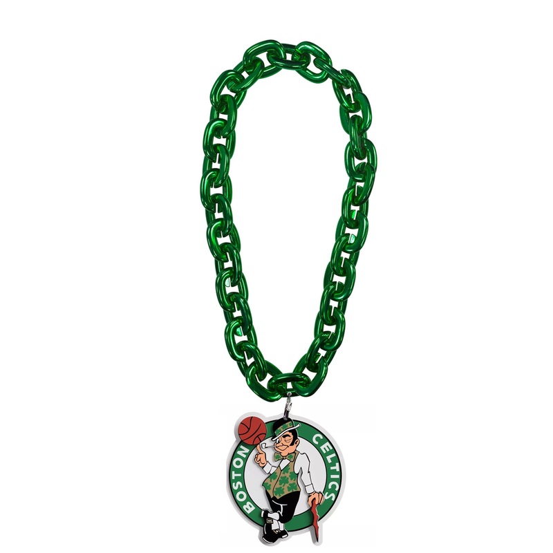 Boston Celtics NBA Fan Chain 10 Inch 3D Foam Necklace