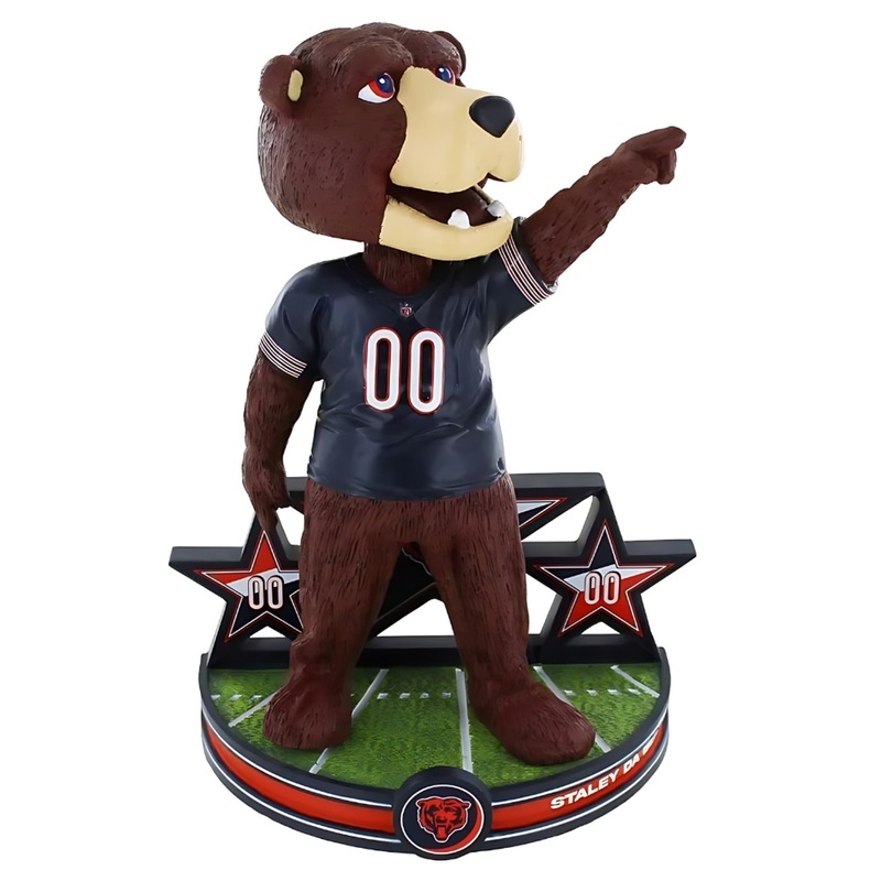 Chicago Bears Mascot Staley Da Bear Superstar Series 8.5″ Bobblehead Bobble Head Doll