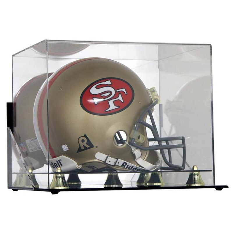 DELUXE FULL SIZE FOOTBALL HELMET WALL MOUNTABLE DISPLAY