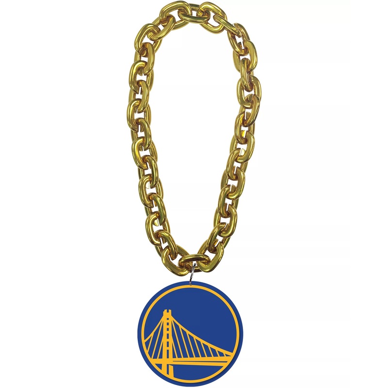 Golden State Warriors NBA Fan Chain 10 Inch 3D Foam Necklace