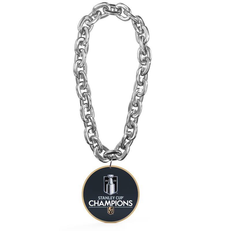 Las Vegas Golden Knights NHL 2023 Stanley Cup Champions Fan Chain 10 Inch 3D Foam Necklace