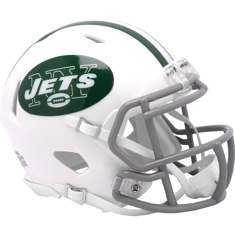 New York Jets 2024 On Field Alternate Riddell Speed Mini Football Helmet
