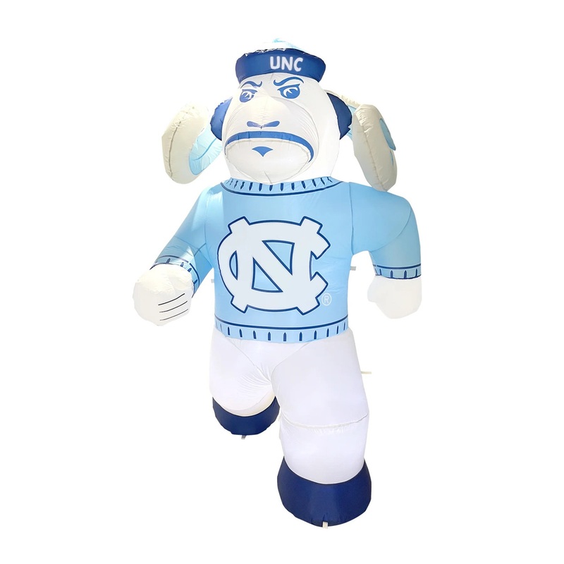 North Carolina Tar Heels Mascot Battering Ram Rameses 7′ Tall NCAA Yard Inflatable