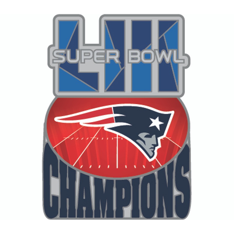 Super Bowl LIII (53) New England Patriots Champions Commemorative Lapel Pin