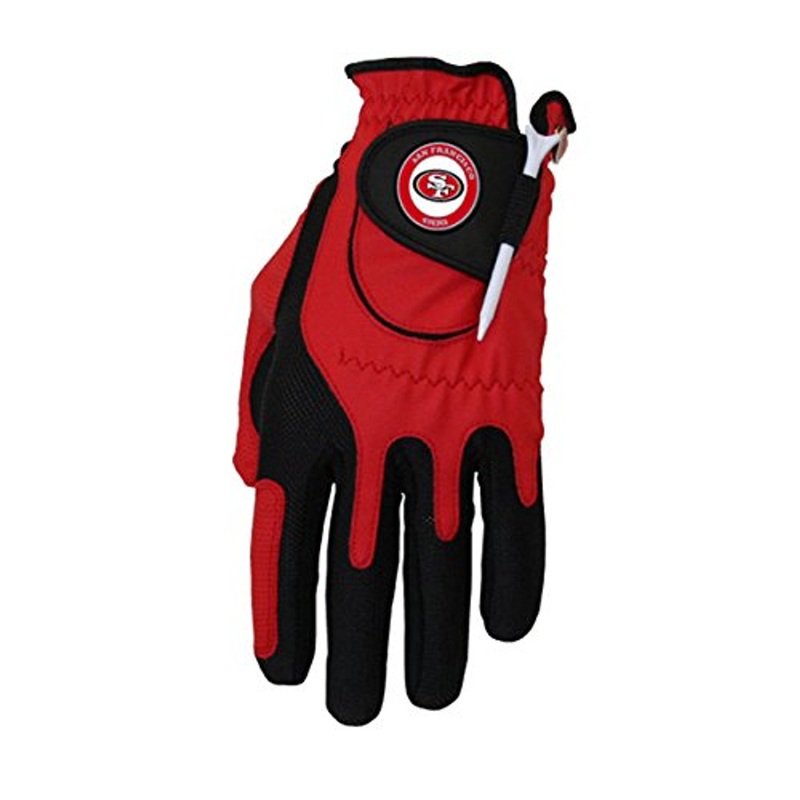 Zero Friction NFL San Francisco 49ers Red Golf Glove, Left Hand