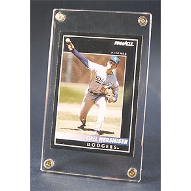4-screw NON-RECESSED (FLAT) HOBBY CARD HOLDERS (Box of 25)