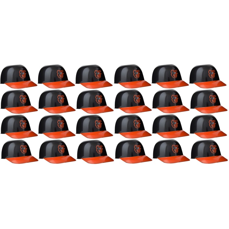 Baltimore Orioles MLB 8oz Snack Size / Ice Cream Mini Baseball Helmets – Quantity 24