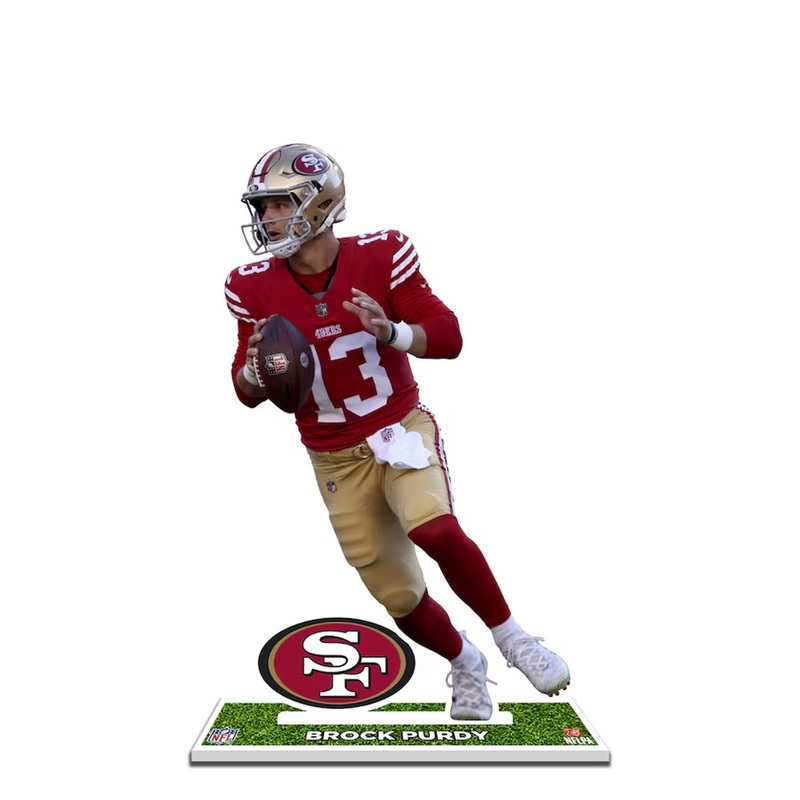 Brock Purdy San Francisco 49ers NFL 12” Acrylic Player Standee Desktop Display