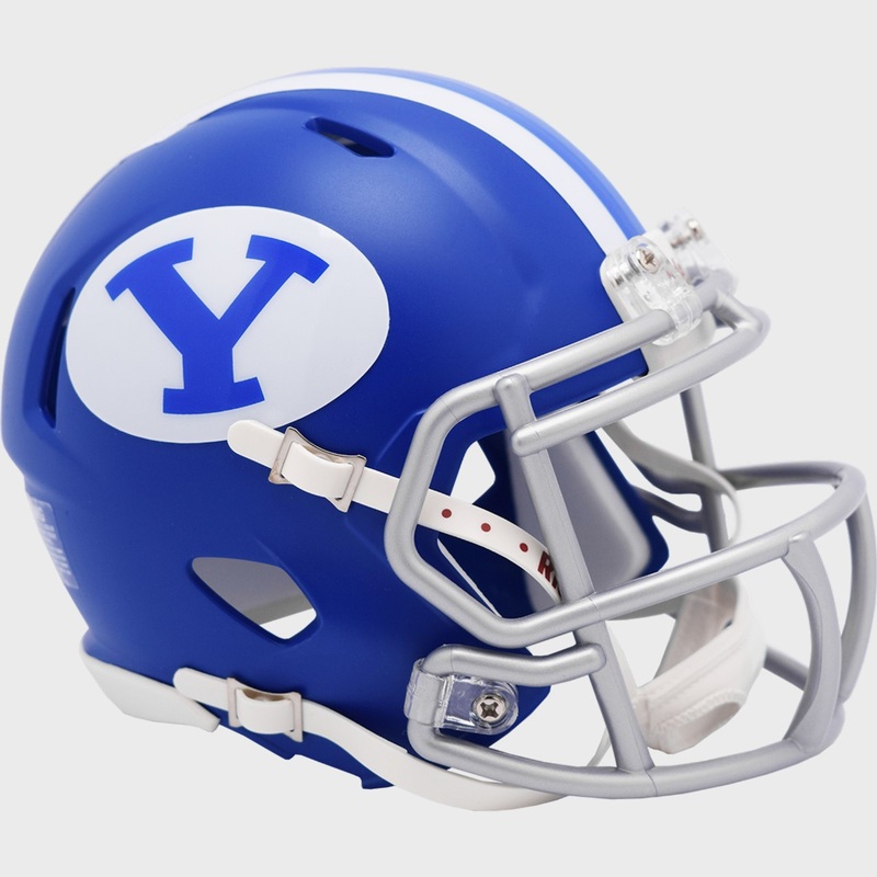 BYU Brigham Young Cougars Alternate Royal Blue Revolution Speed Mini Football Helmet