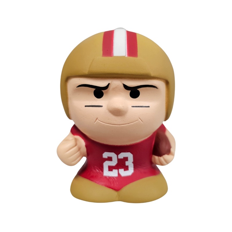 Christian McCaffrey San Francisco 49ers # 23 Series 4 Jumbo SqueezyMate NFL Figurine