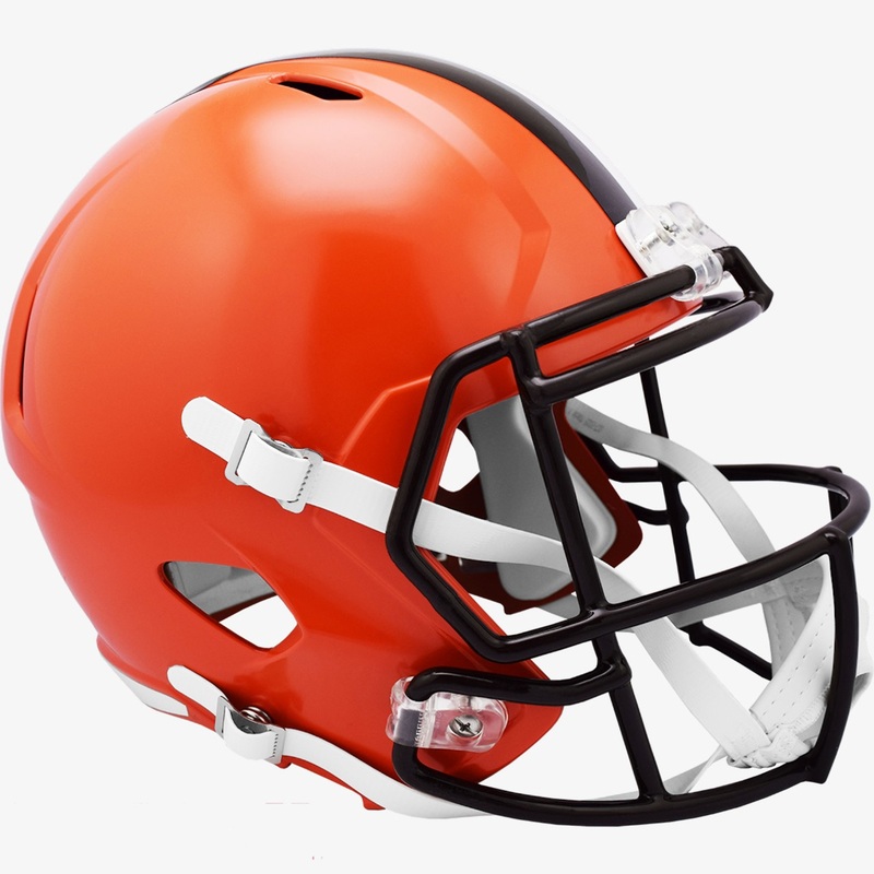 Cleveland Browns 2020 to 2023 SPEED Riddell Full Size Replica Football Helmet