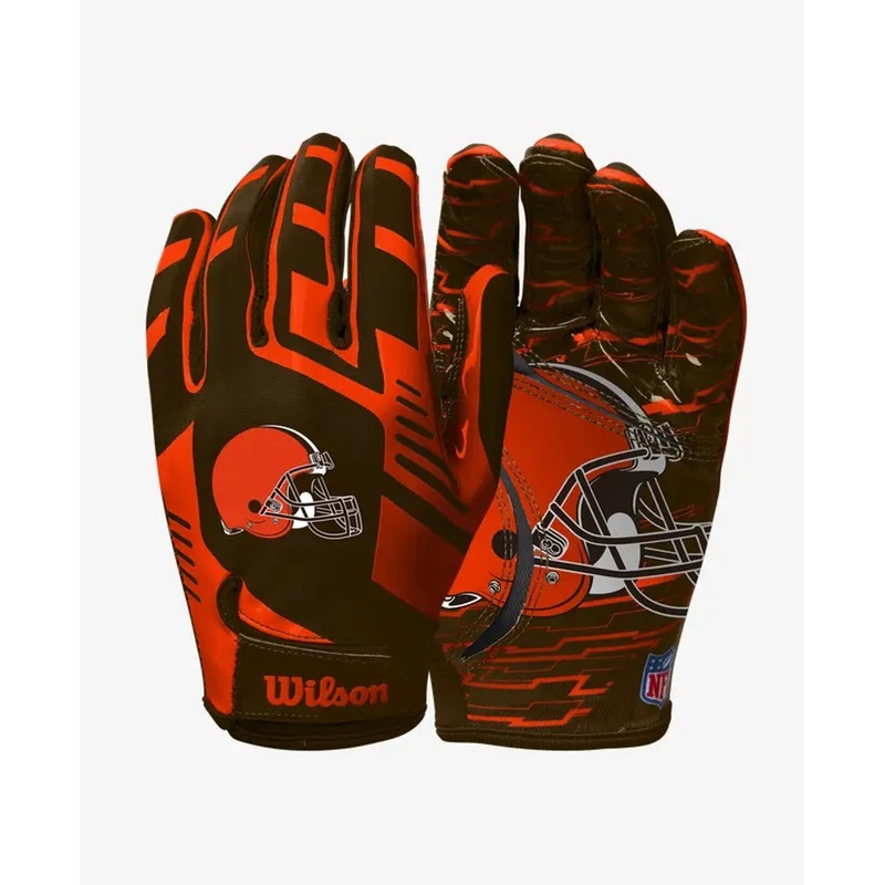 Cleveland Browns NFL Stretch Fit Receiver Football Gloves