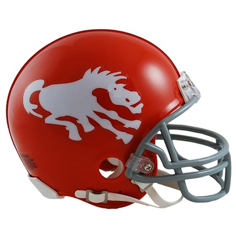 Denver Broncos 1962-65 Riddell VSR4 Old Classic Mini Football Helmet