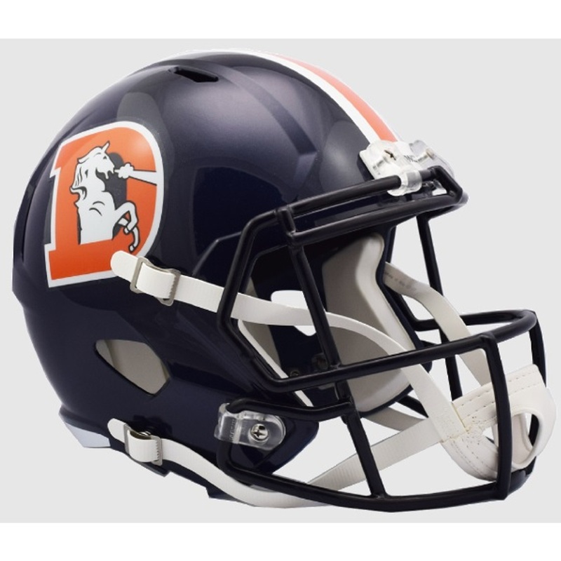 Denver Broncos 2016 Color Rush SPEED Riddell Full Size Replica Football Helmet