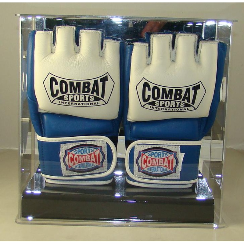 Double UFC / MMA Fight Glove Wall Mountable Display Case