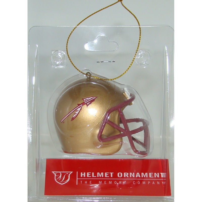 Florida State Seminoles Team 3 inch Football Helmet Christmas Tree Ornament