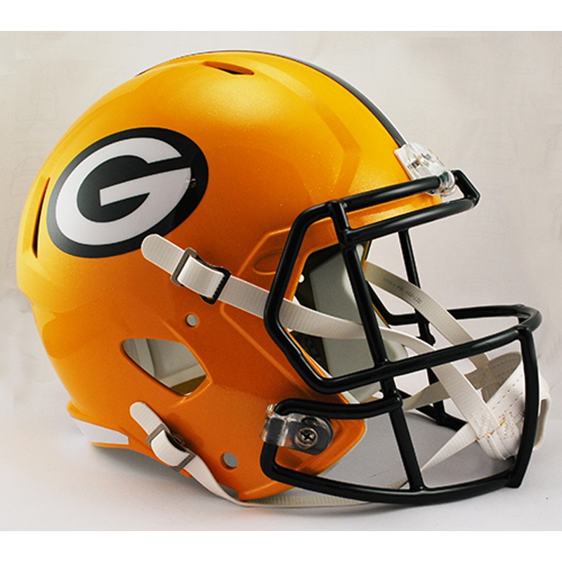 Green Bay Packers SPEED Riddell Full Size Replica Helmet