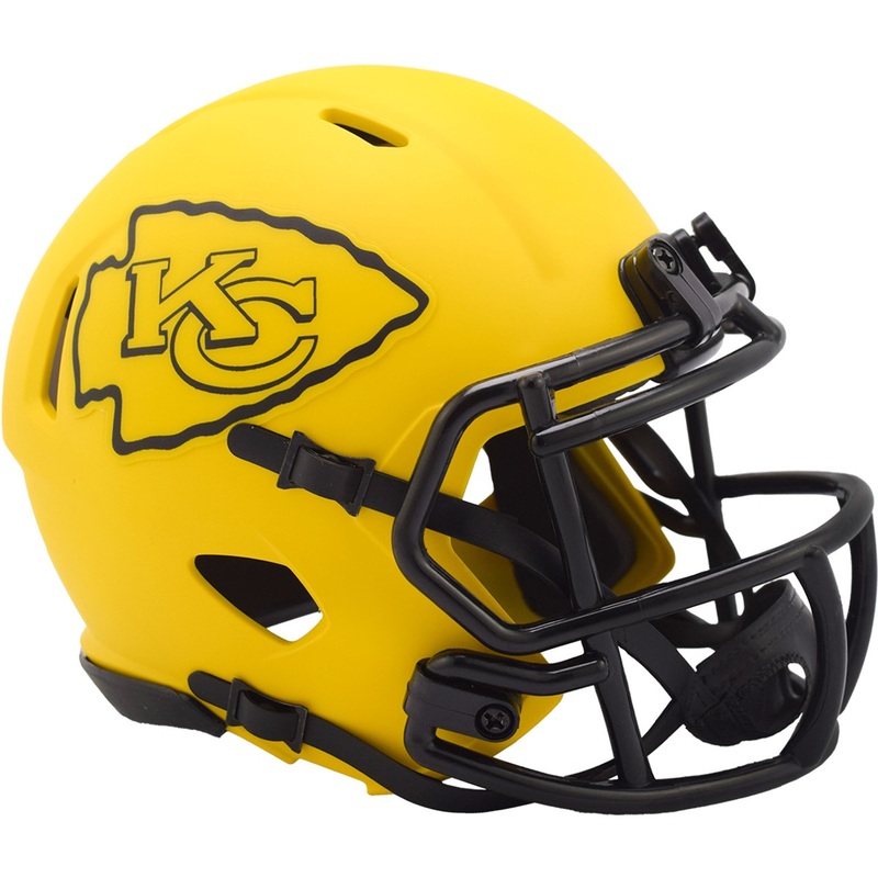 Kansas City Chiefs Alternate RAVE Revolution Speed Mini Football Helmet – New in Riddell Box
