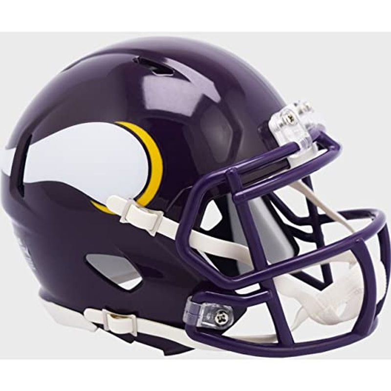 Minnesota Vikings 1983 to 2001 Throwback Revolution Speed Mini Football Helmet